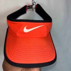 Nike Featherlight Dri-Fit Red & Black Visor